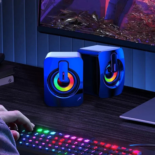 USB Wired  LED Light Desktop Computer