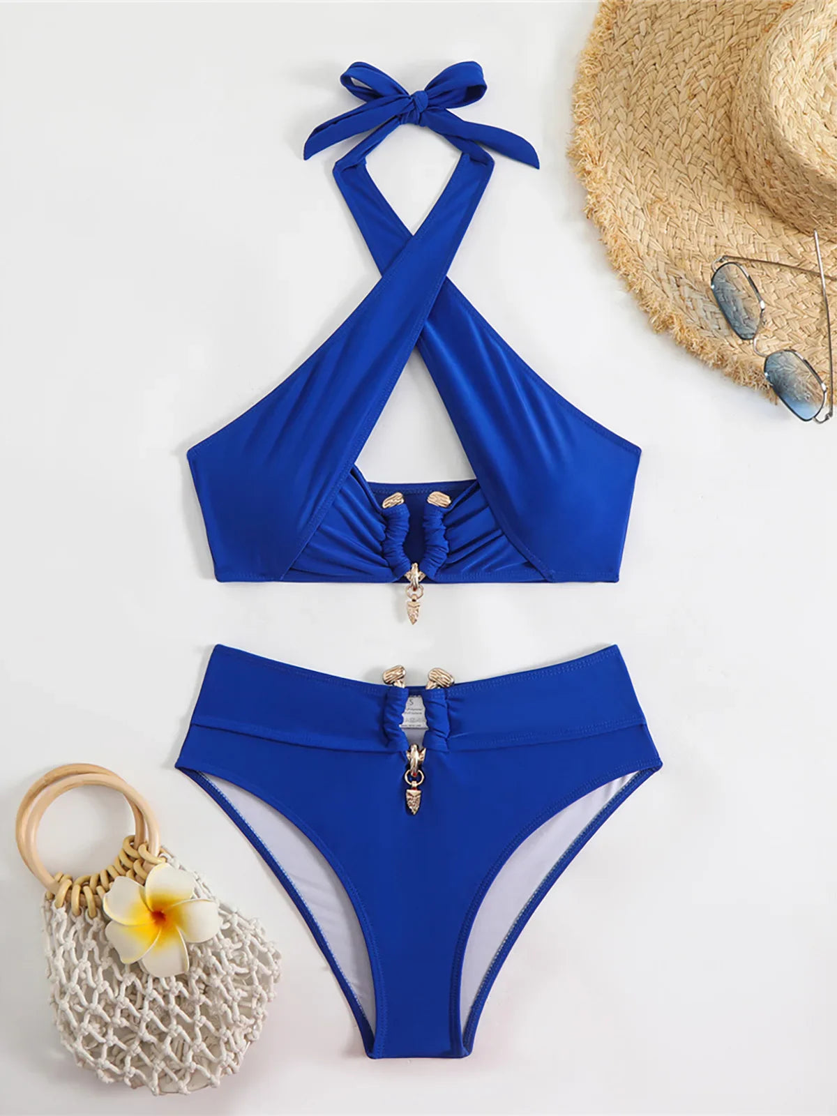 High Waist Two-piece Bikini set