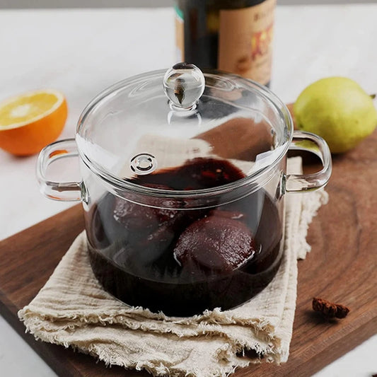 Glass Saucepan With Cover