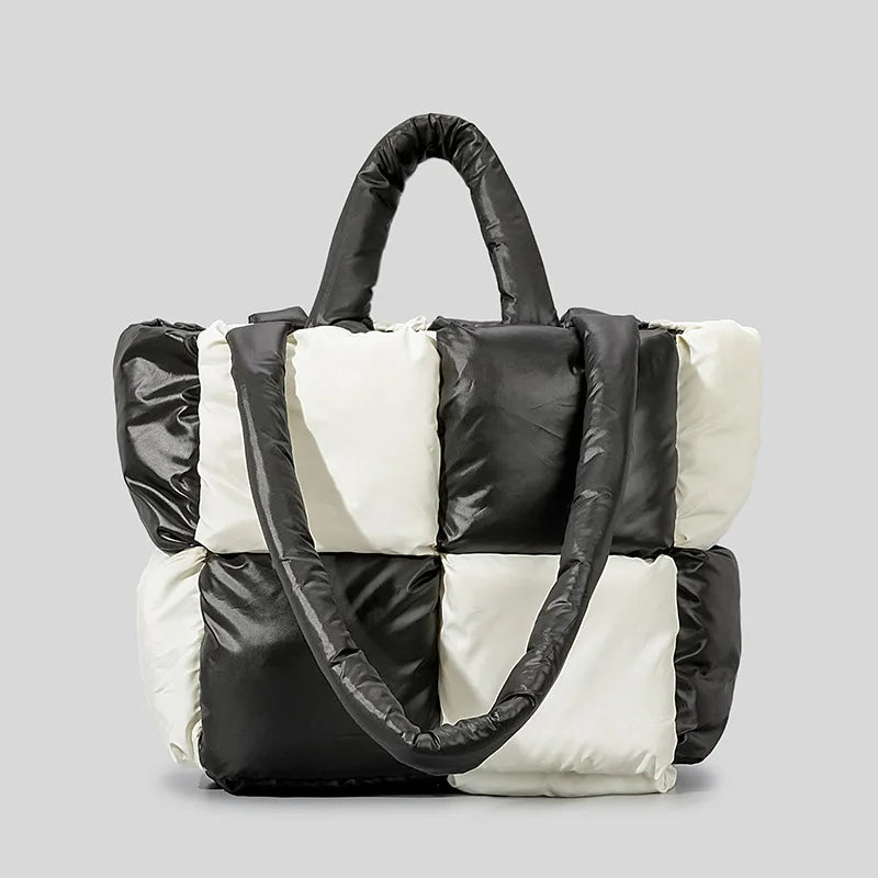 Quilted Luxury Nylon Down Cotton Bag