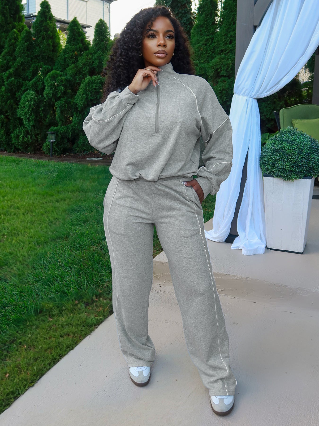 Hoodie Sports Pants Set