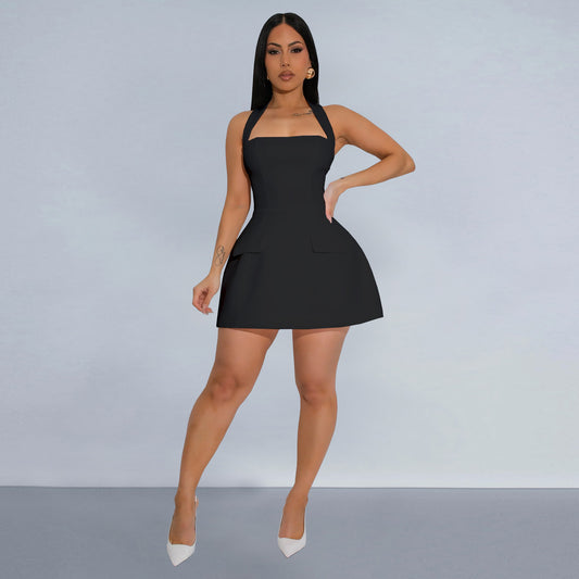 Backless Short Sassy Dress