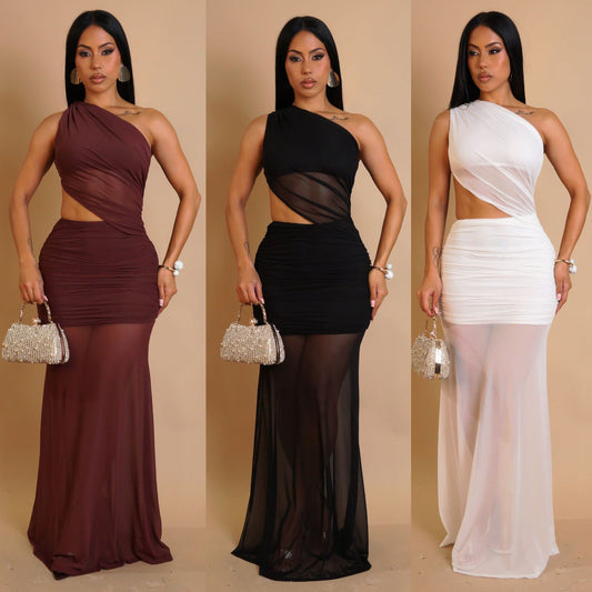 Single Shoulder Dress