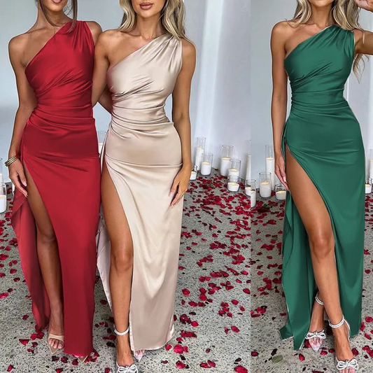 Open Back Slim Fitting Long Dress