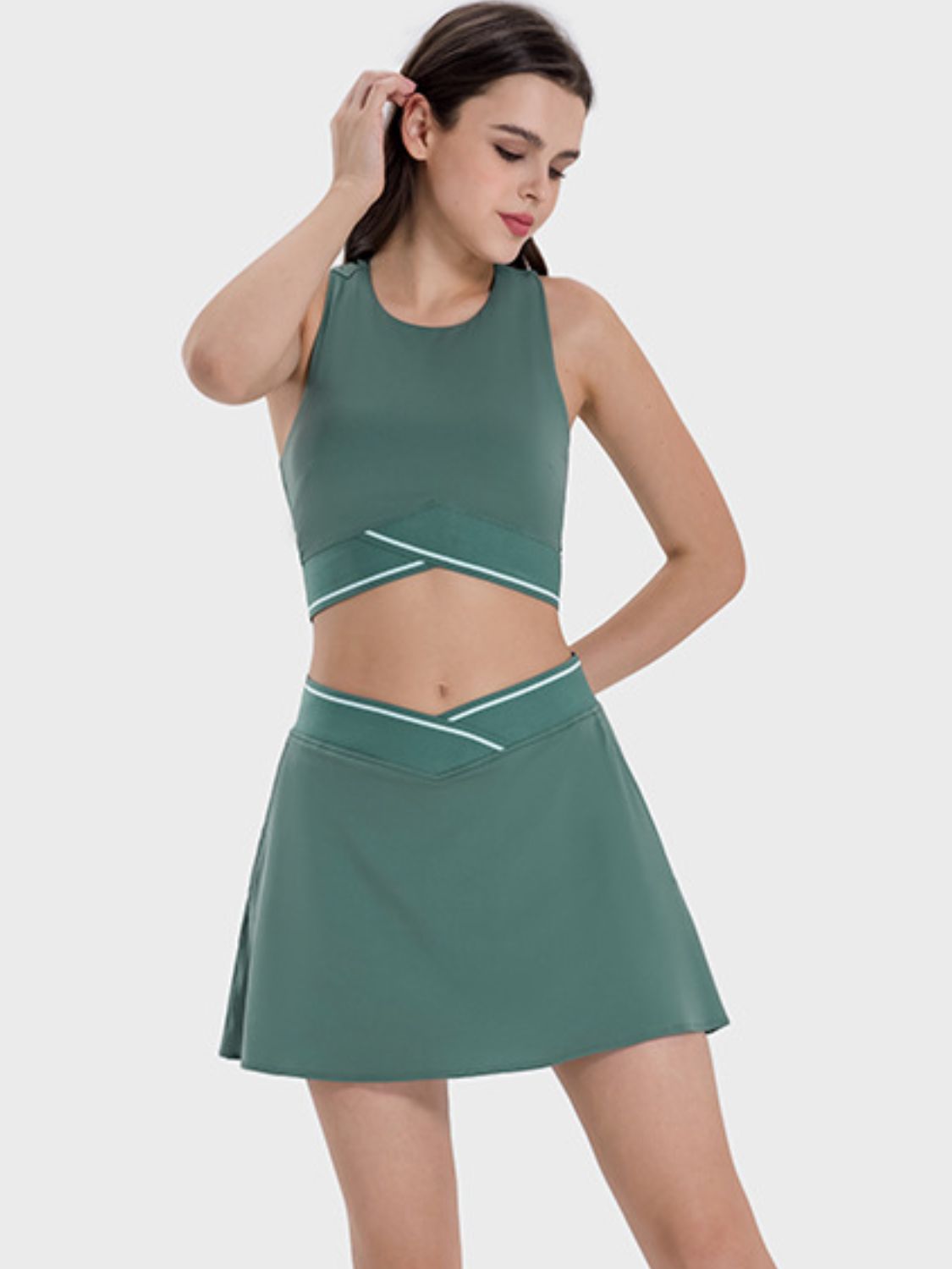 Round Neck Active Tank - MONLANE