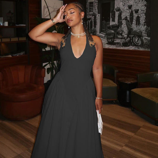 Sophisticated Sleeveless Long Dress