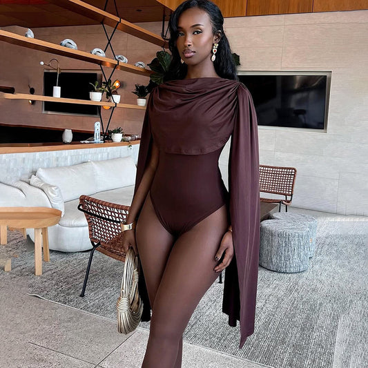 Bottom coat long sleeved jumpsuit