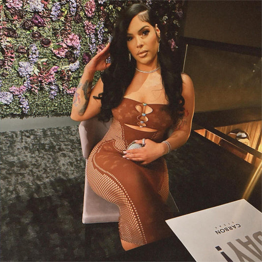 Strapless Slim Fit Sexy Backless Knitted Dress