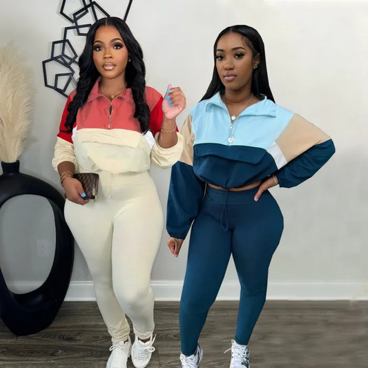 Sports Leggings Two-Piece Set