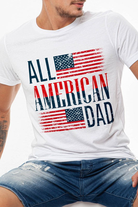 "All American Dad" Father's Day Graphic Tee_1