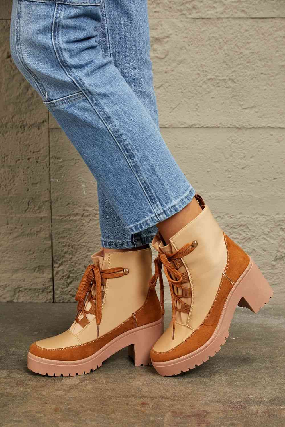 Lace Up Lug Booties_0