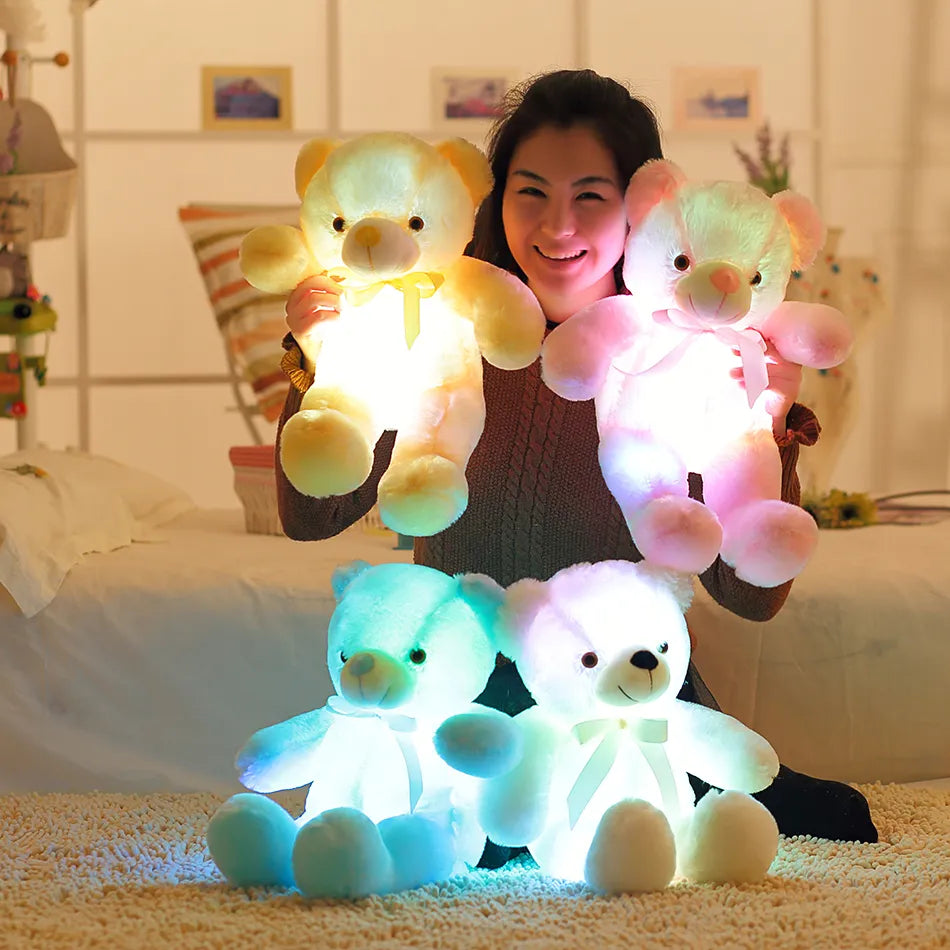 Stuffed Teddy Bear With Luminous Creative Light Up LED (32-50cm)_1