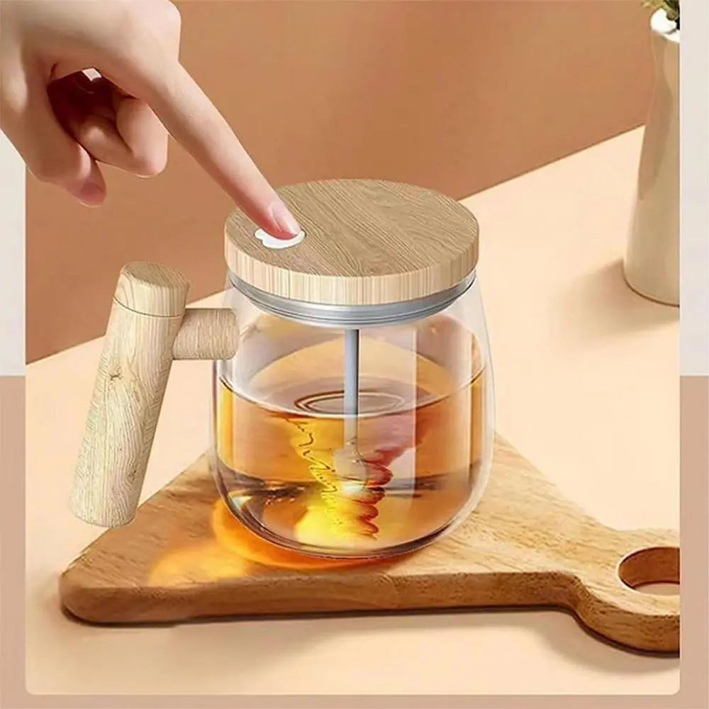 Portable Electric Self-Stirring Coffee Mug - Office-Ready Design_0