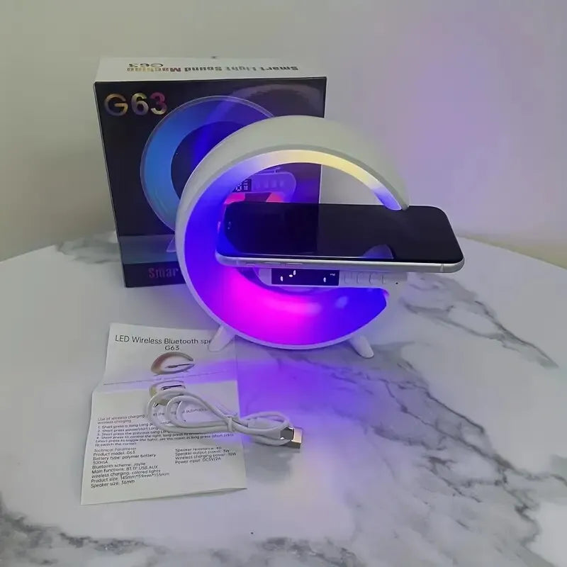 Smart Wireless BT Speakers with Fast Charging & RGB Light_3