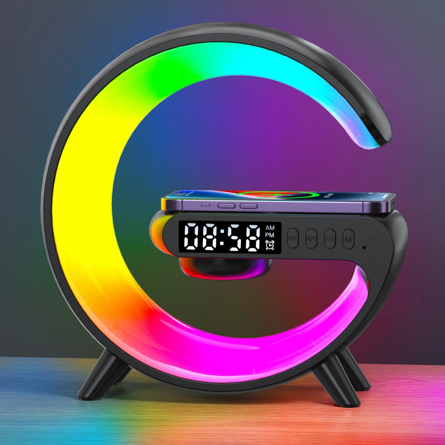 Smart Wireless BT Speakers with Fast Charging & RGB Light_7