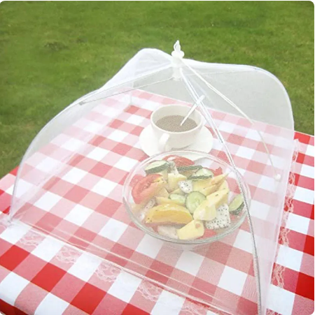 Foldable Mesh Food Cover – Insect Protection Umbrella_3