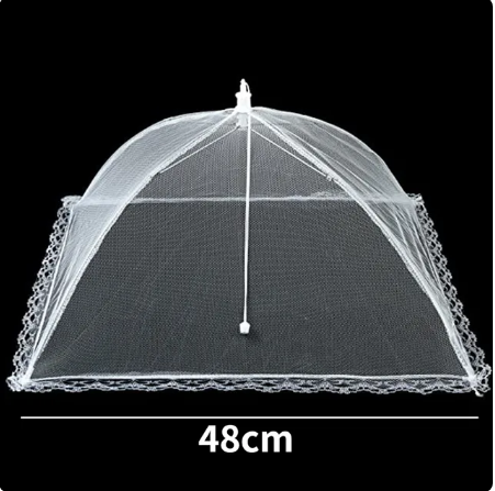 Foldable Mesh Food Cover – Insect Protection Umbrella_8