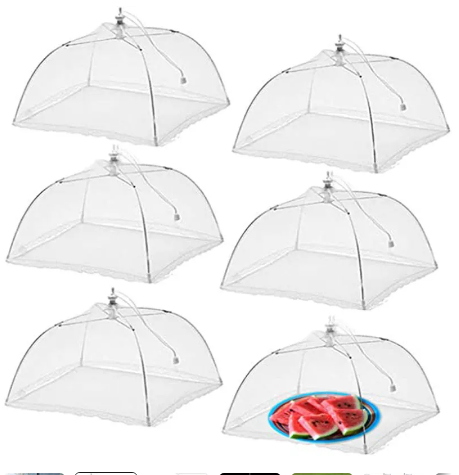 Foldable Mesh Food Cover – Insect Protection Umbrella_0