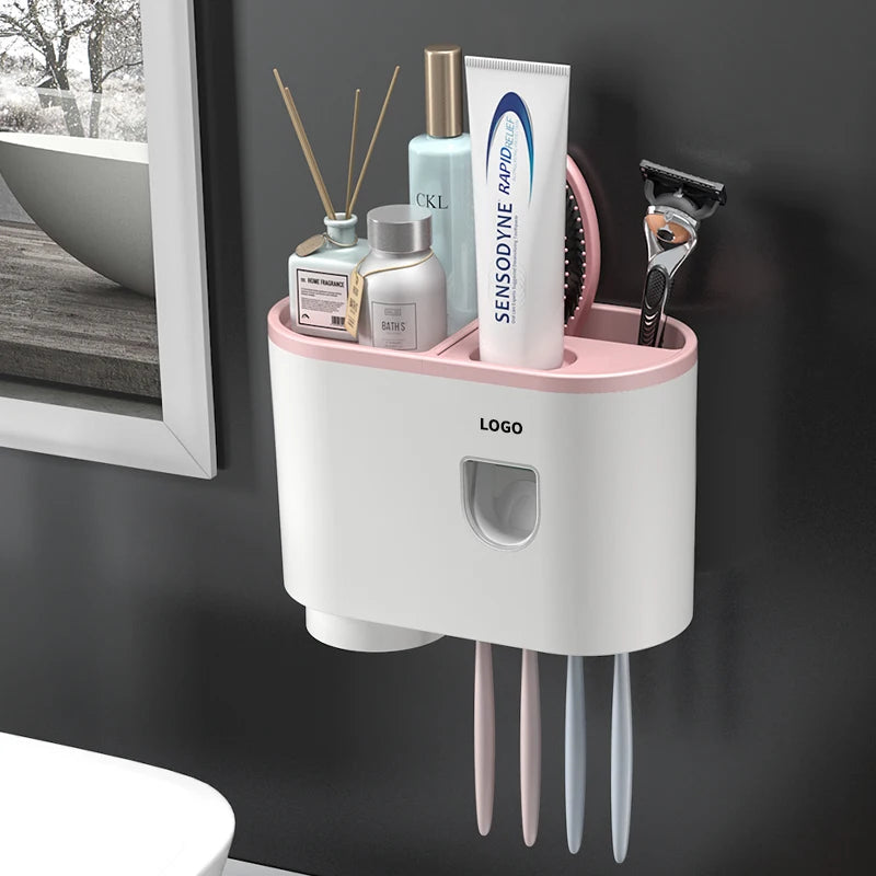 Magnetic Toothbrush Holder with Automatic Toothpaste Squeezer_22