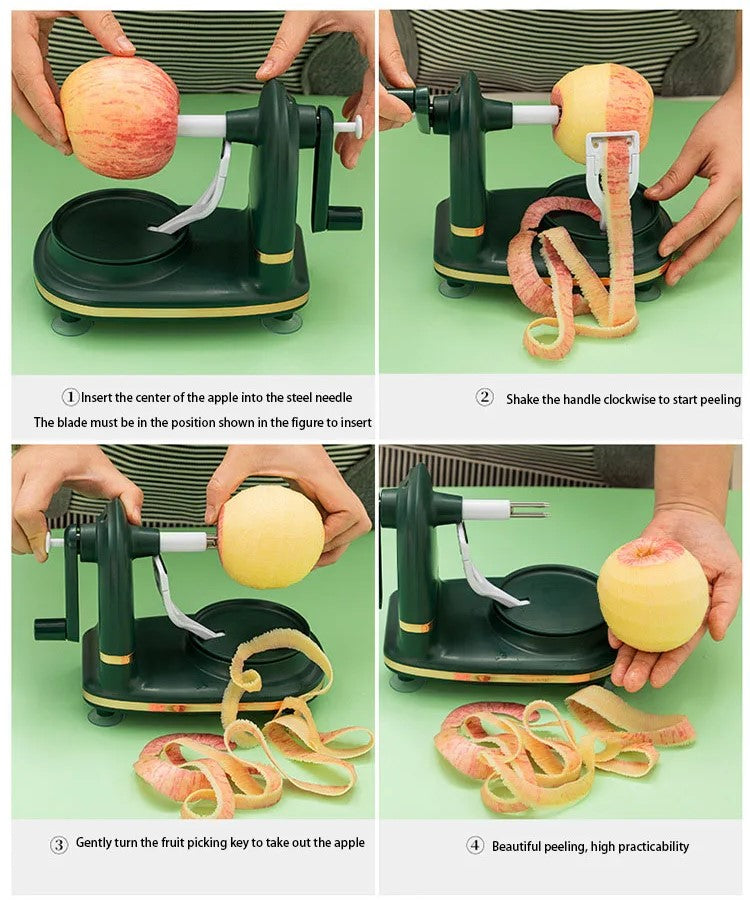 Manual Fruit Peeler, Slicer & Corer - Kitchen Gadget_3