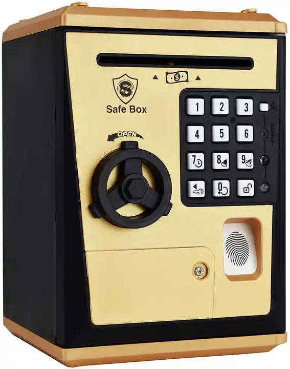 ATM Savings Bank - Electronic Voice, Fingerprint Password, Kids' Safe Box_3