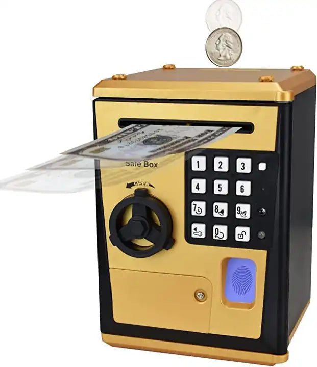 ATM Savings Bank - Electronic Voice, Fingerprint Password, Kids' Safe Box_1