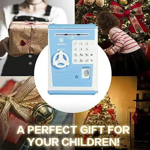 ATM Savings Bank - Electronic Voice, Fingerprint Password, Kids' Safe Box_8